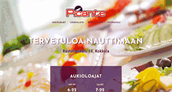 Desktop Screenshot of picante.fi